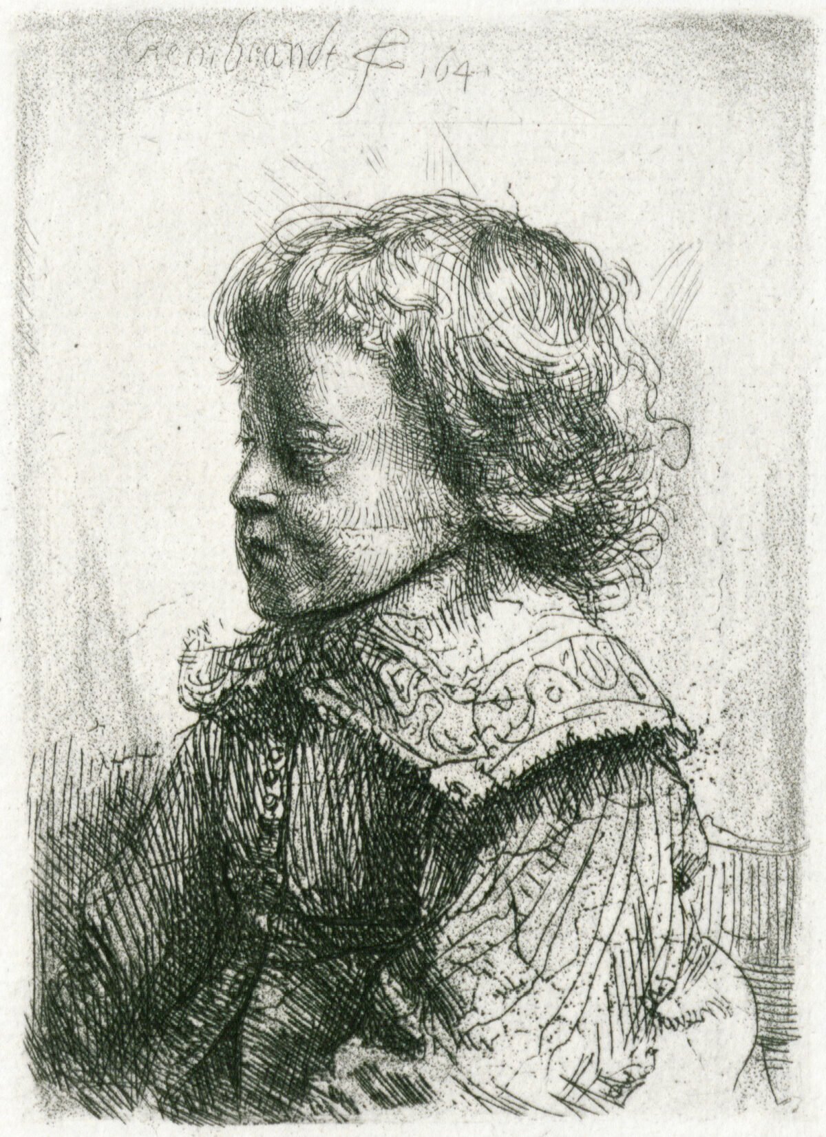 <span class="numbwork">0250</span > <span class="bullwork">•</span > Retrato de un niño (de perfil)