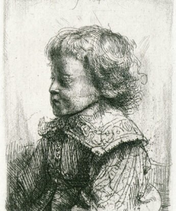 <span class="numbwork">0250</span > <span class="bullwork">•</span > Retrato de un niño (de perfil)