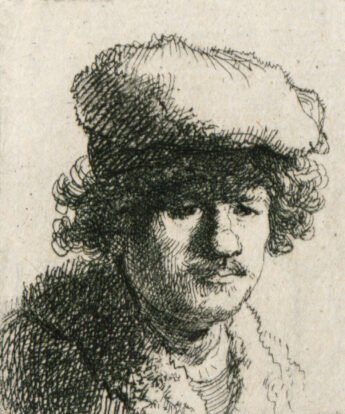 <span class="numbwork">0259</span > <span class="bullwork">•</span > Rembrandt con gorra tirada hacia adelante
