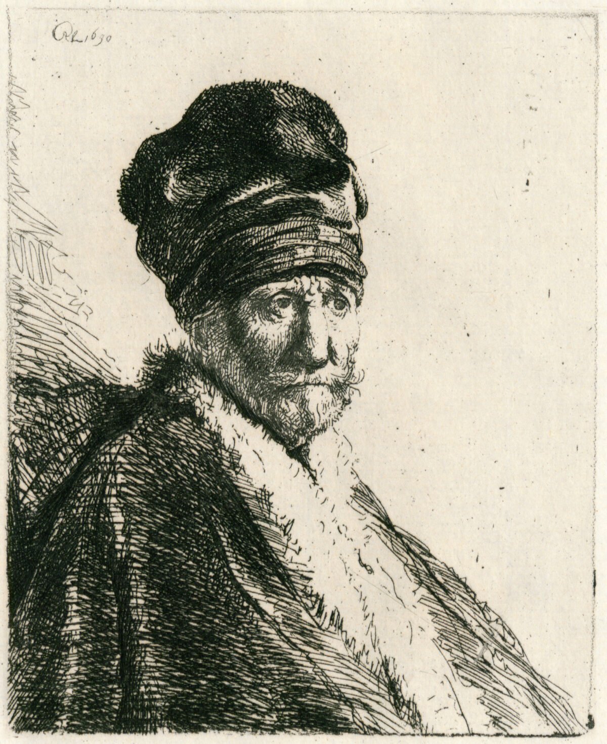 <span class="numbwork">0261</span > <span class="bullwork">•</span > Busto de hombre con gorra alta