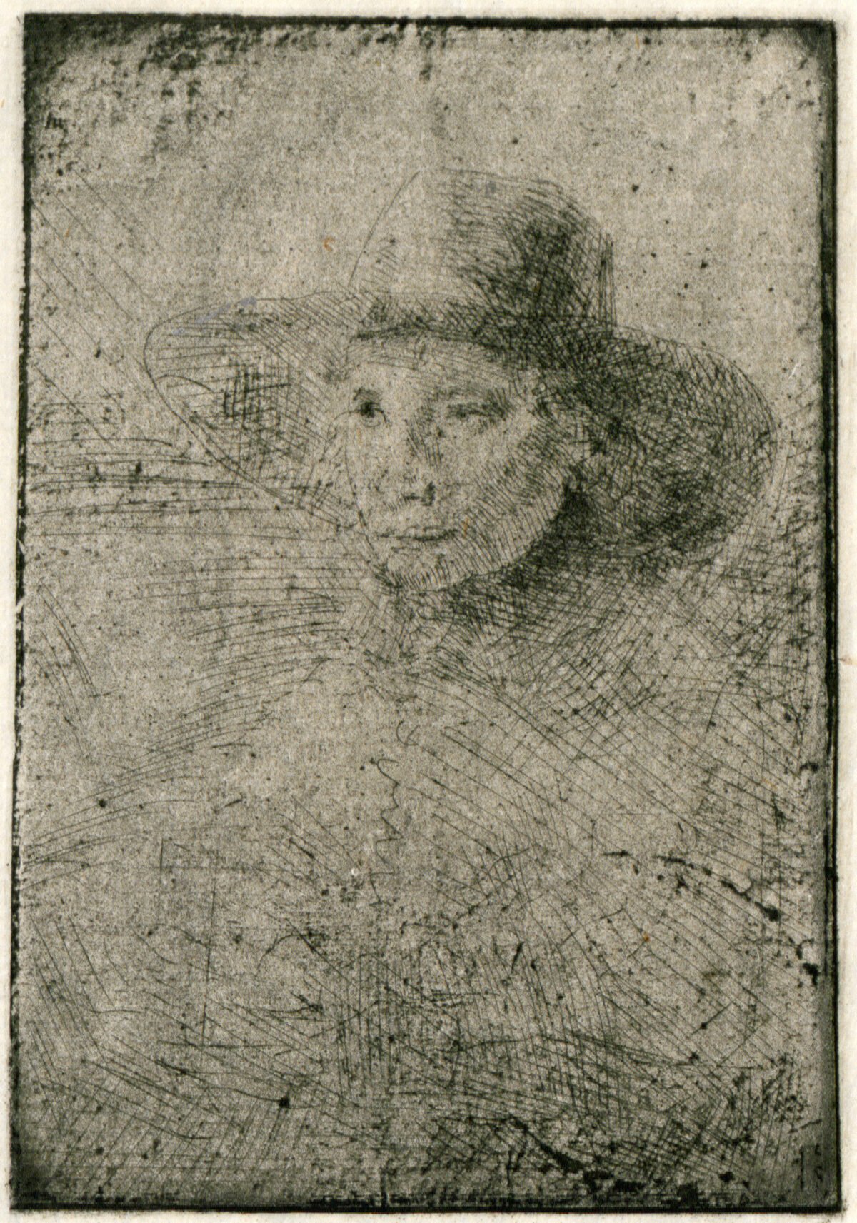 <span class="numbwork">0268</span > <span class="bullwork">•</span > Busto de hombre joven con sombrero