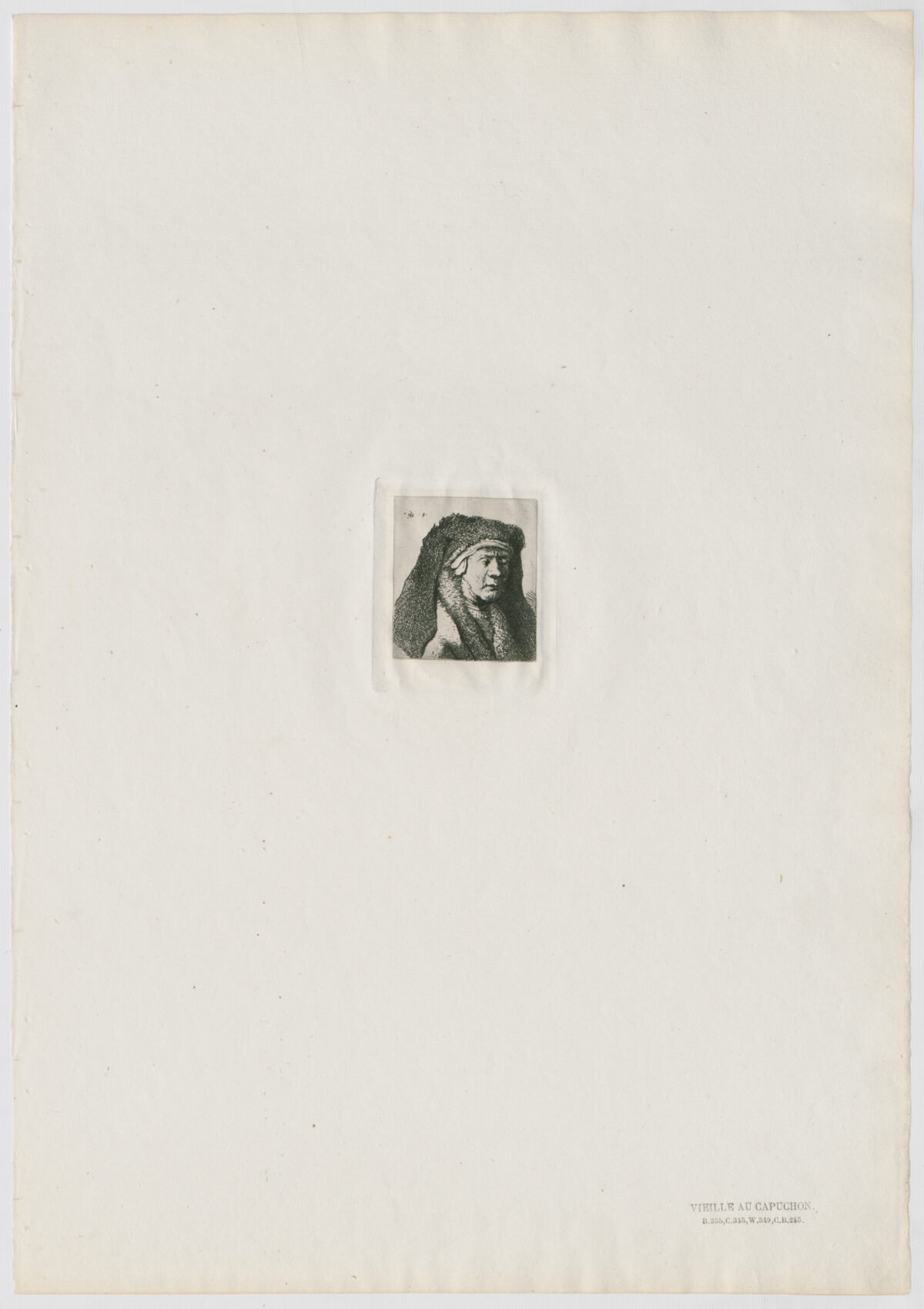 <span class="numbwork">0289</span > <span class="bullwork">•</span > Busto de una anciana con capa de piel y un pesado tocado - Image 2