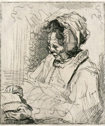 <span class="numbwork">0295</span > <span class="bullwork">•</span > Mujer que usa gafas y lee