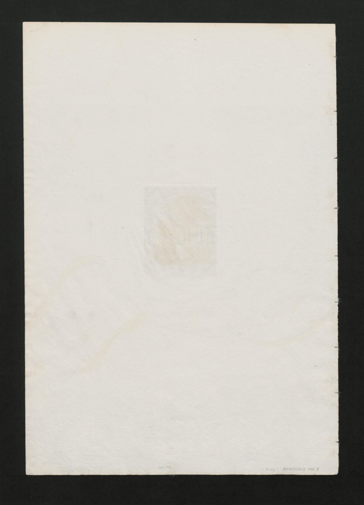 <span class="numbwork">0305</span > <span class="bullwork">•</span > Hoja con dos estudios (un árbol y parte superior de la cabeza de Rembrandt) - Image 3