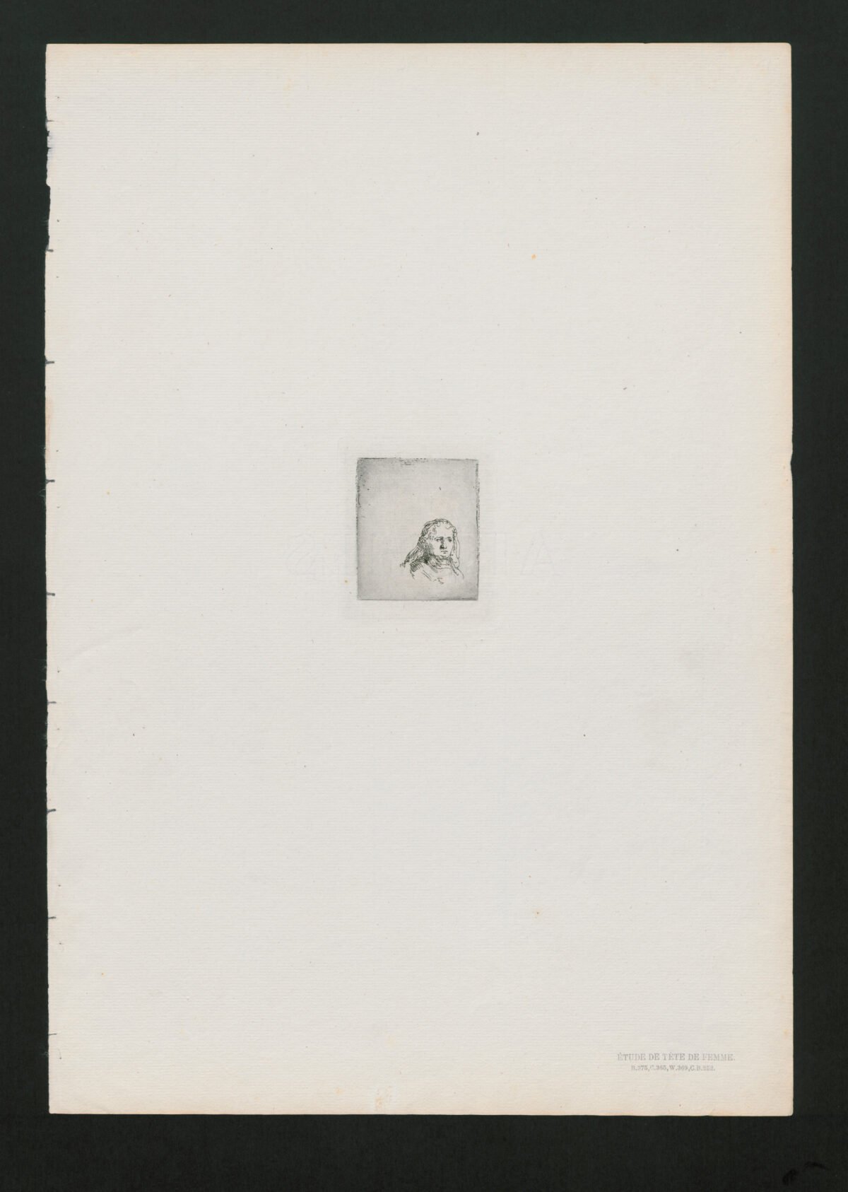 <span class="numbwork">0308</span > <span class="bullwork">•</span > Hoja de estudios (cabeza de mujer) - Image 2