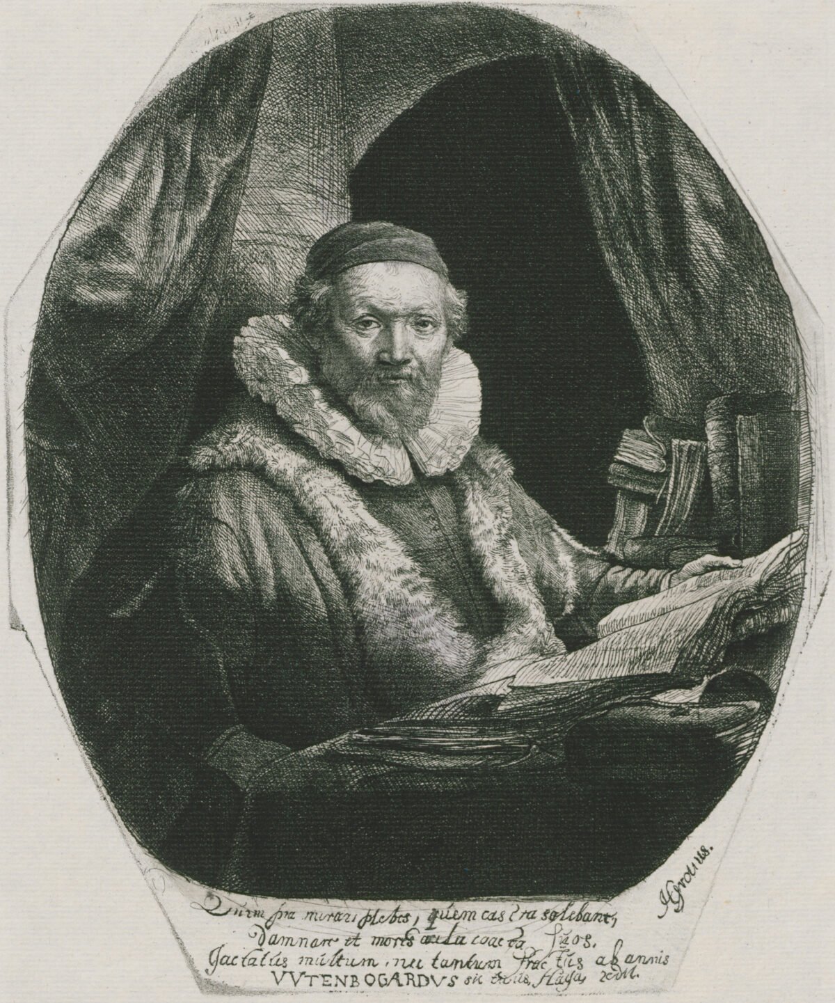 <span class="numbwork">0322</span > <span class="bullwork">•</span > Retrato de Johannes Uytenbogaert (predicador)