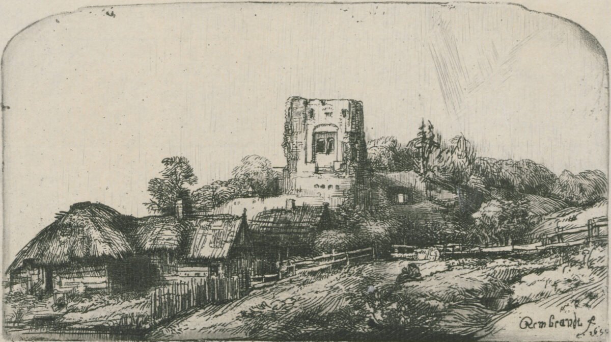 <span class="numbwork">0329</span > <span class="bullwork">•</span > Paisaje con una torre cuadrada