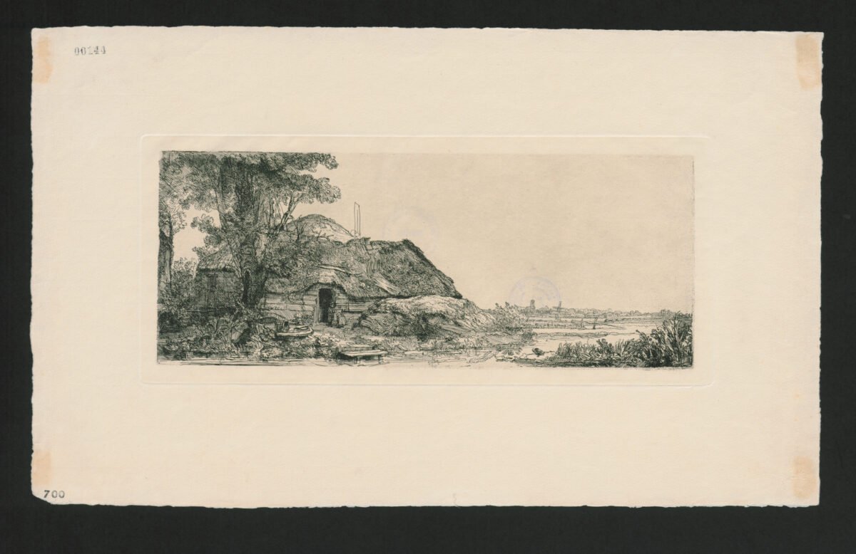 <span class="numbwork">0331</span > <span class="bullwork">•</span > Paisaje con una casa de campo y un gran árbol - Image 2