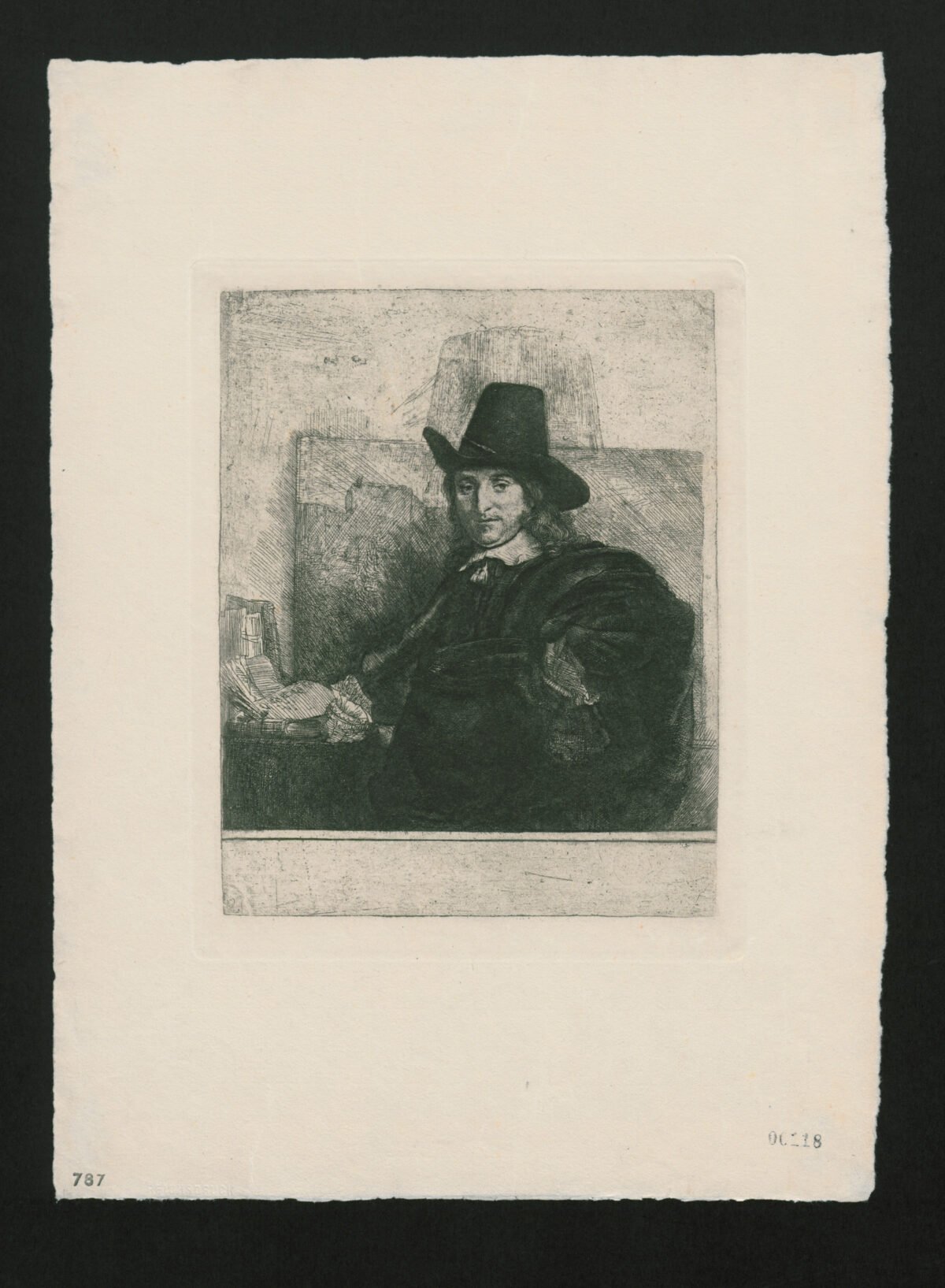 <span class="numbwork">0332</span > <span class="bullwork">•</span > Retrato de Jan Asselyn (pintor) - Image 2