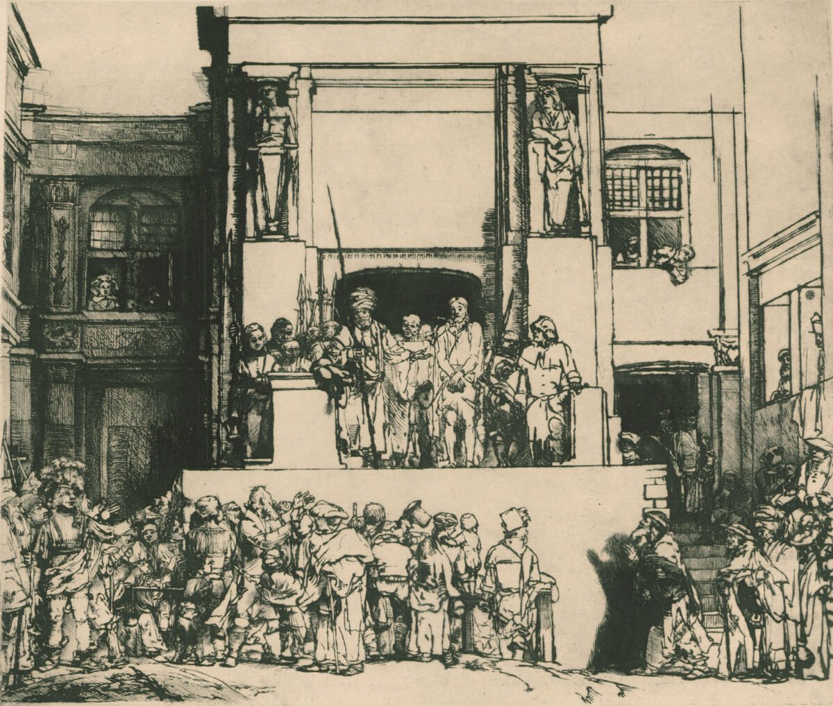 <span class="numbwork">0335</span > <span class="bullwork">•</span > Jesucristo es presentado al pueblo
