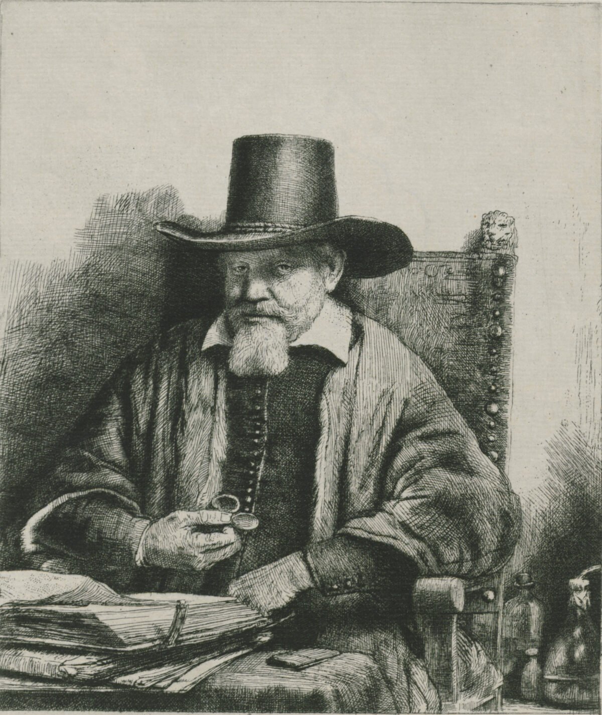 <span class="numbwork">0347</span > <span class="bullwork">•</span > Retrato de Arnout Tholinx (médico)