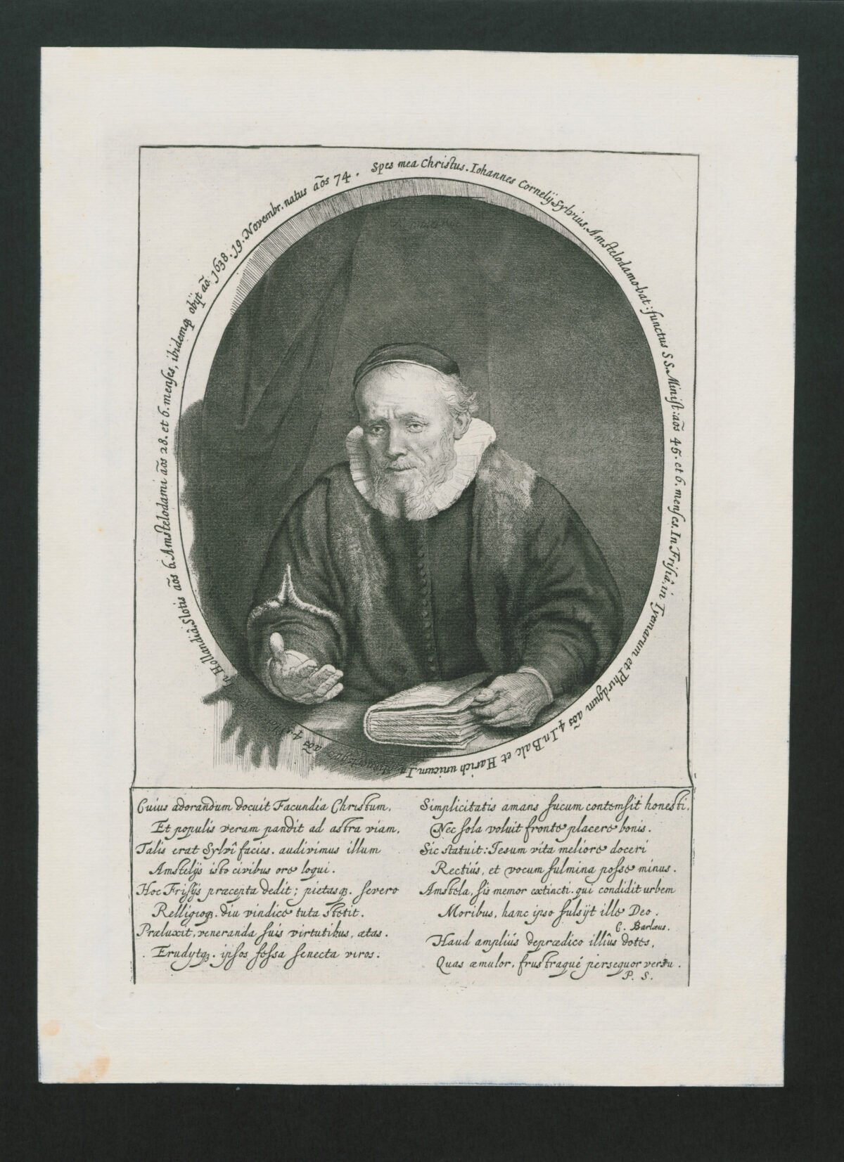<span class="numbwork">0350</span > <span class="bullwork">•</span > Retrato de Jean Cornelis Sylvius (predicador) - Image 2