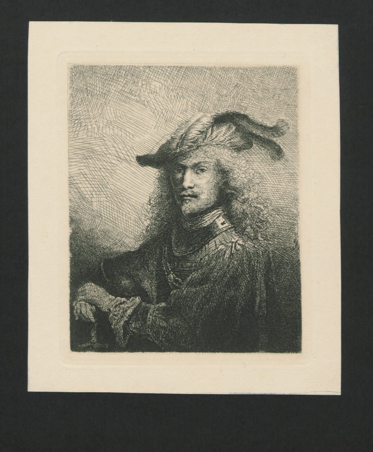 <span class="numbwork">0354</span > <span class="bullwork">•</span > Retrato de un oficial (autorretrato) - Image 2