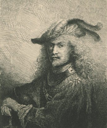 <span class="numbwork">0354</span > <span class="bullwork">•</span > Retrato de un oficial (autorretrato)