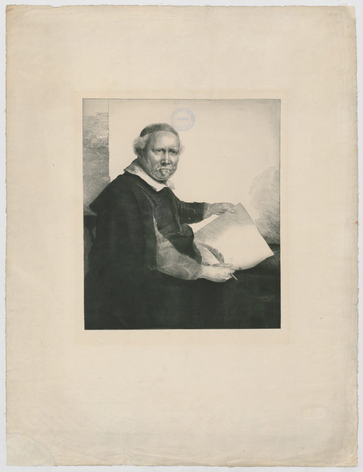 <span class="numbwork">0369</span > <span class="bullwork">•</span > Retrato de Lieven Willemsz Van Coppenol (calígrafo) - Image 2