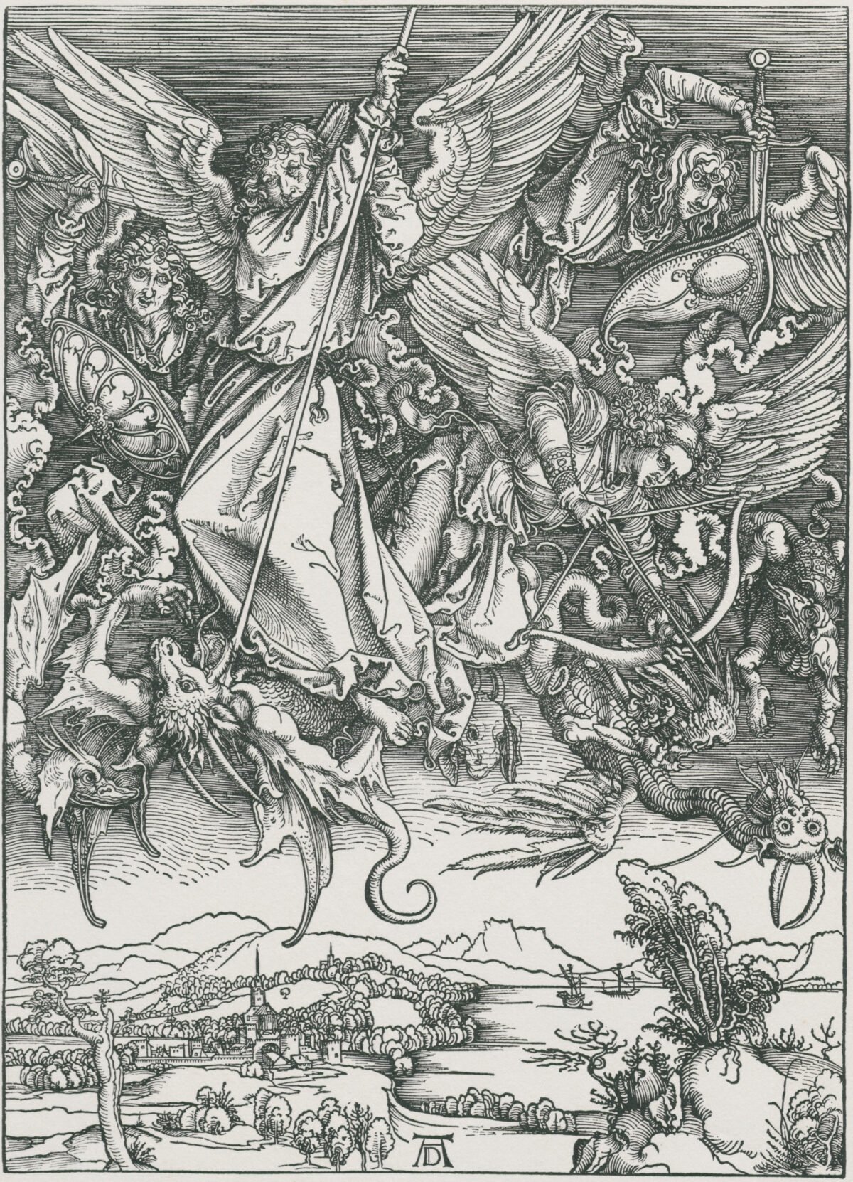 <span class="numbwork">0446</span > <span class="bullwork">•</span > San Miguel luchando contra el dragón