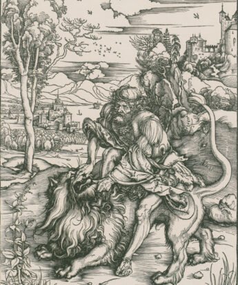 <span class="numbwork">0471</span > <span class="bullwork">•</span > Sansón luchando con el león