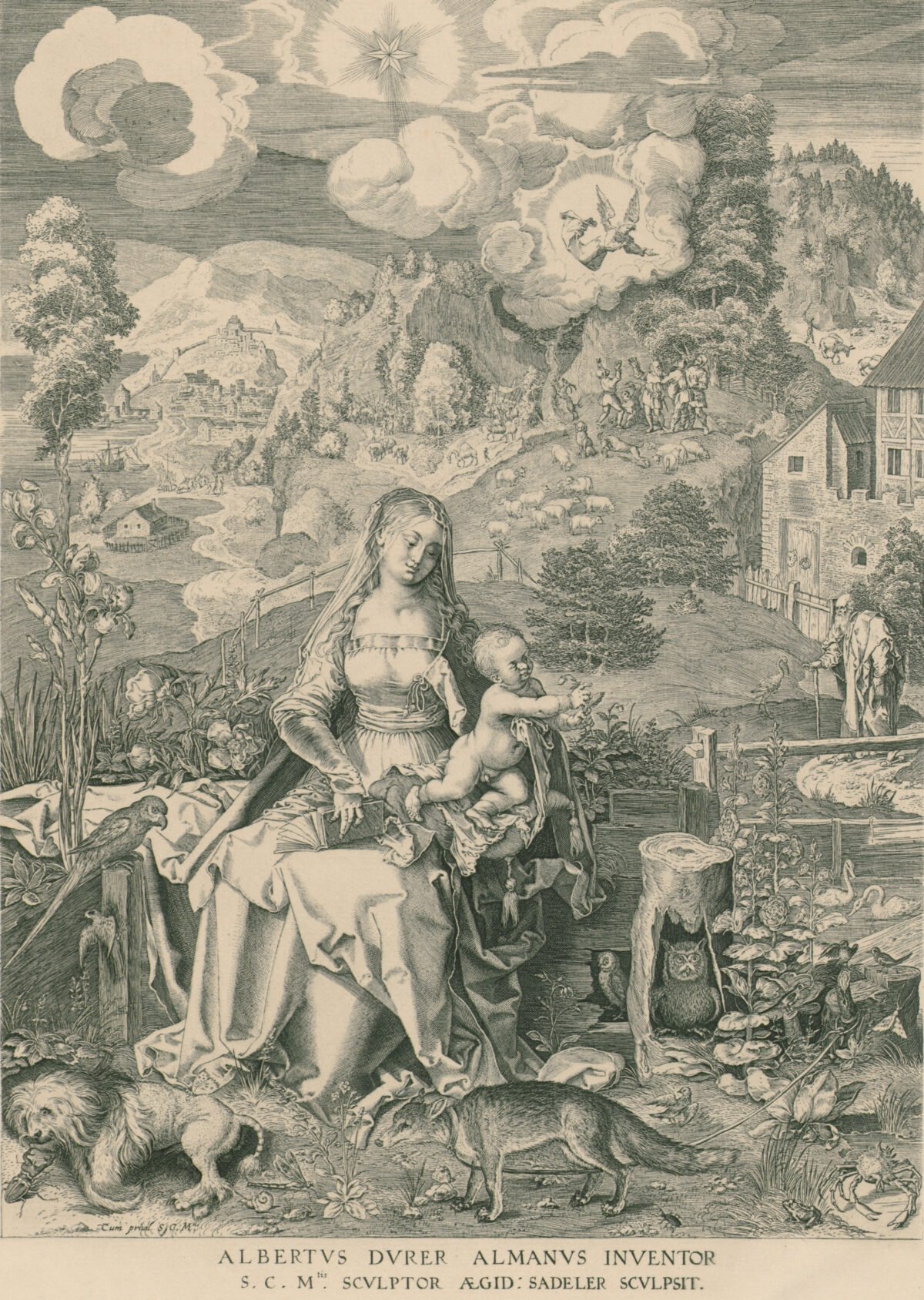 <span class="numbwork">0473</span > <span class="bullwork">•</span > Paisaje con la Virgen y el Niño