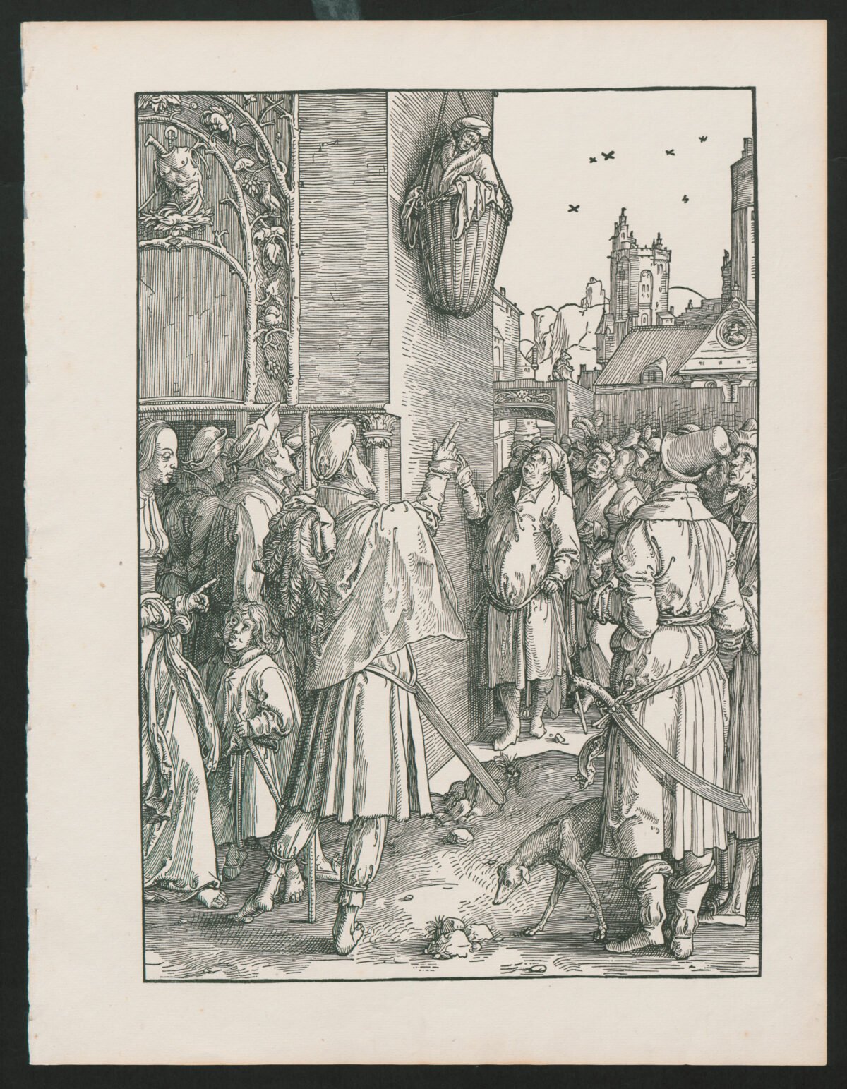 <span class="numbwork">0478</span > <span class="bullwork">•</span > El poeta Virgilio suspendido en una canasta - Image 2