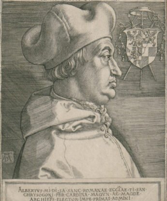 <span class="numbwork">0487</span > <span class="bullwork">•</span > Retrato del cardenal Alberto de Brandeburgo (placa grande)