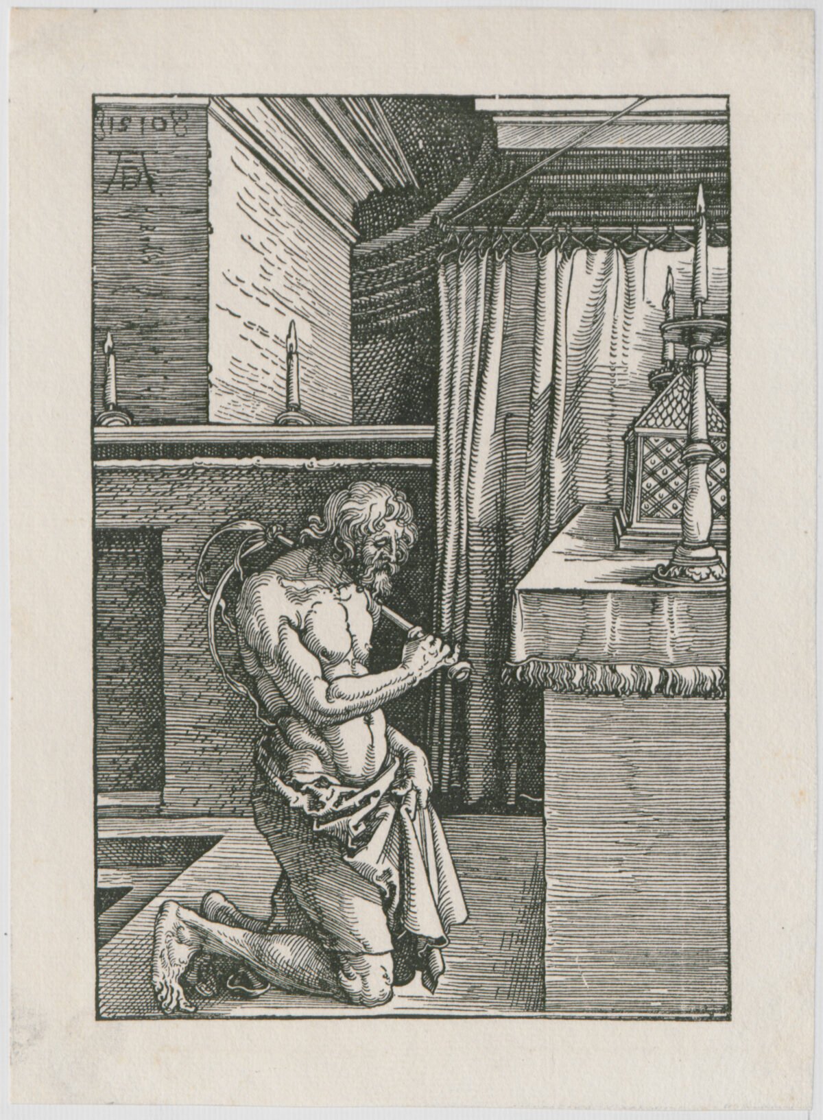 <span class="numbwork">0491</span > <span class="bullwork">•</span > El hombre penitente (El rey David en penitencia) - Image 2