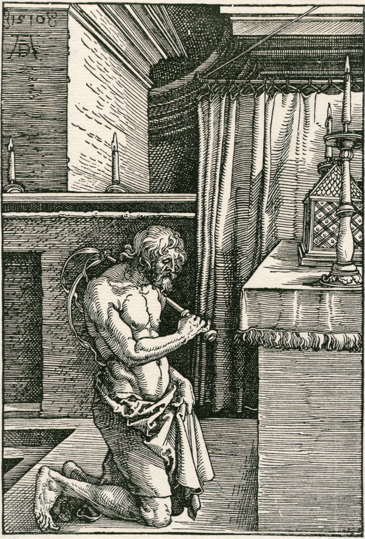 <span class="numbwork">0491</span > <span class="bullwork">•</span > El hombre penitente (El rey David en penitencia)