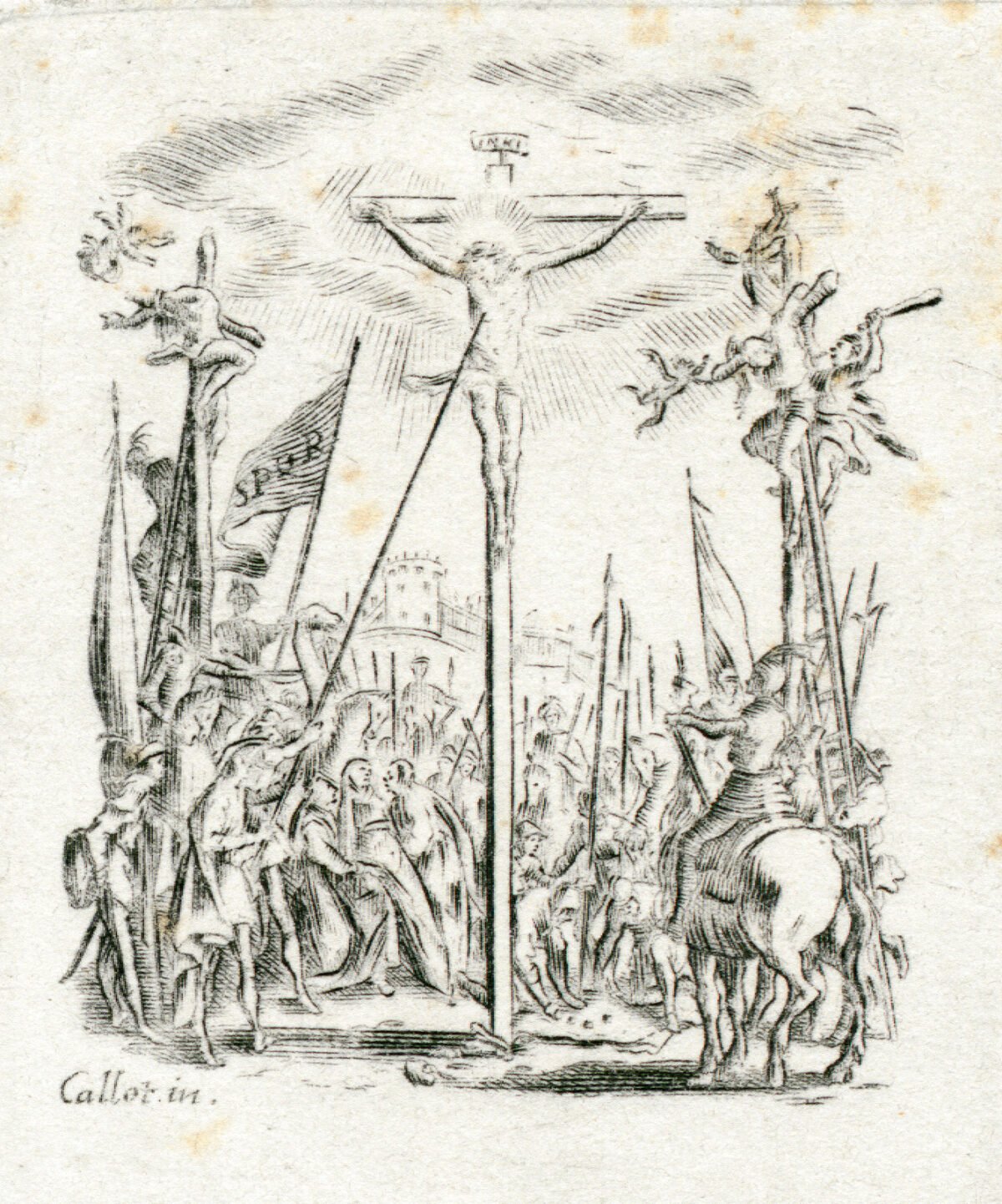 <span class="numbwork">0527</span > <span class="bullwork">•</span > Jesús es atravesado con una lanza