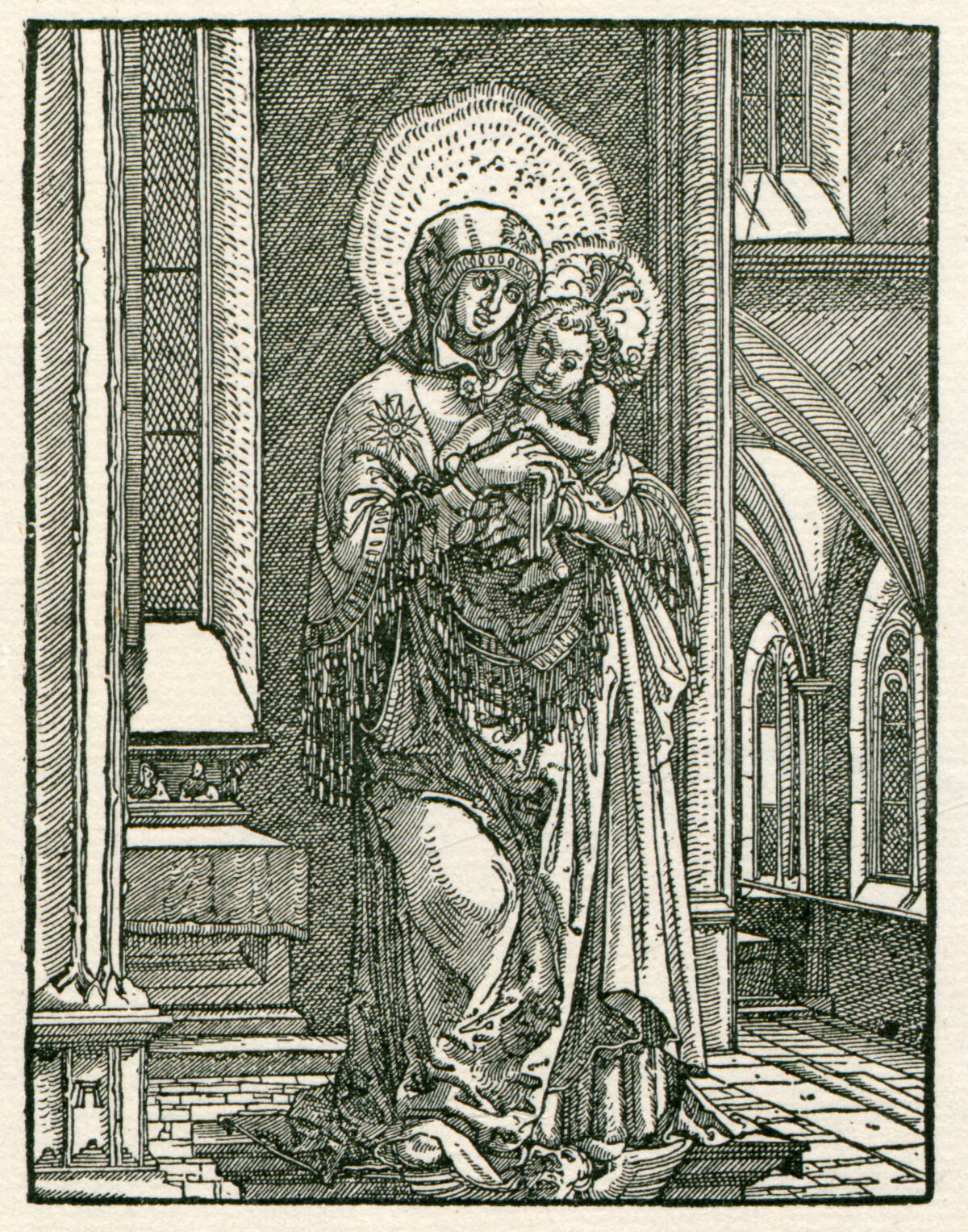 <span class="numbwork">0500</span > <span class="bullwork">•</span > La hermosa Virgen de Regensburg ​​en la iglesia