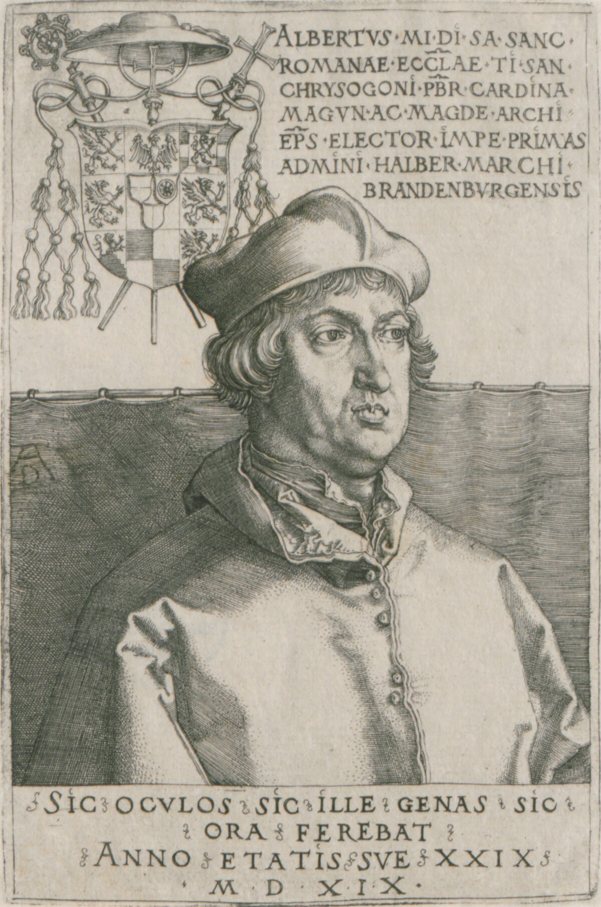 <span class="numbwork">0507</span > <span class="bullwork">•</span > Retrato del cardenal Alberto de Brandeburgo (placa pequeña)