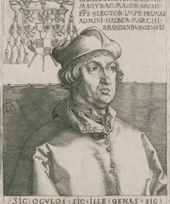 <span class="numbwork">0507</span > <span class="bullwork">•</span > Retrato del cardenal Alberto de Brandeburgo (placa pequeña)