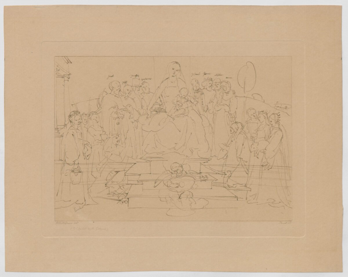 <span class="numbwork">0518</span > <span class="bullwork">•</span > La Virgen y el Niño con varios ángeles musicantes - Image 2