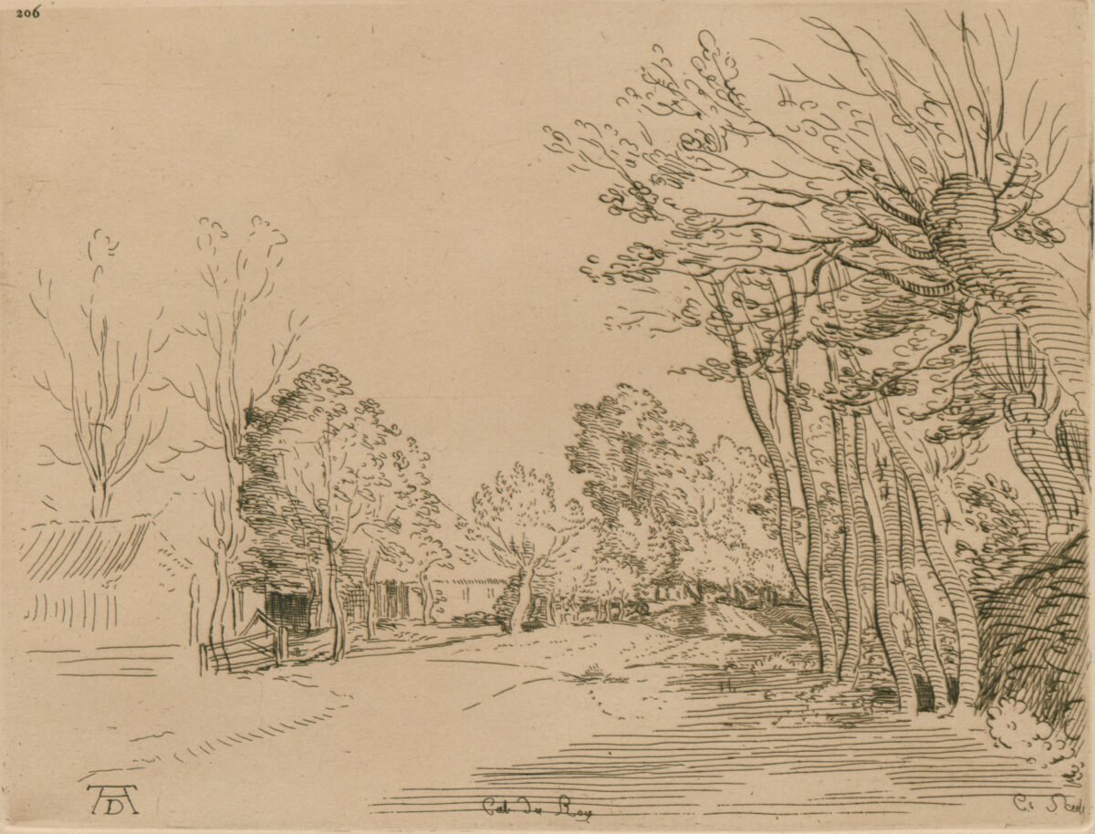 <span class="numbwork">0521</span > <span class="bullwork">•</span > Paisaje con árboles a la derecha y al fondo
