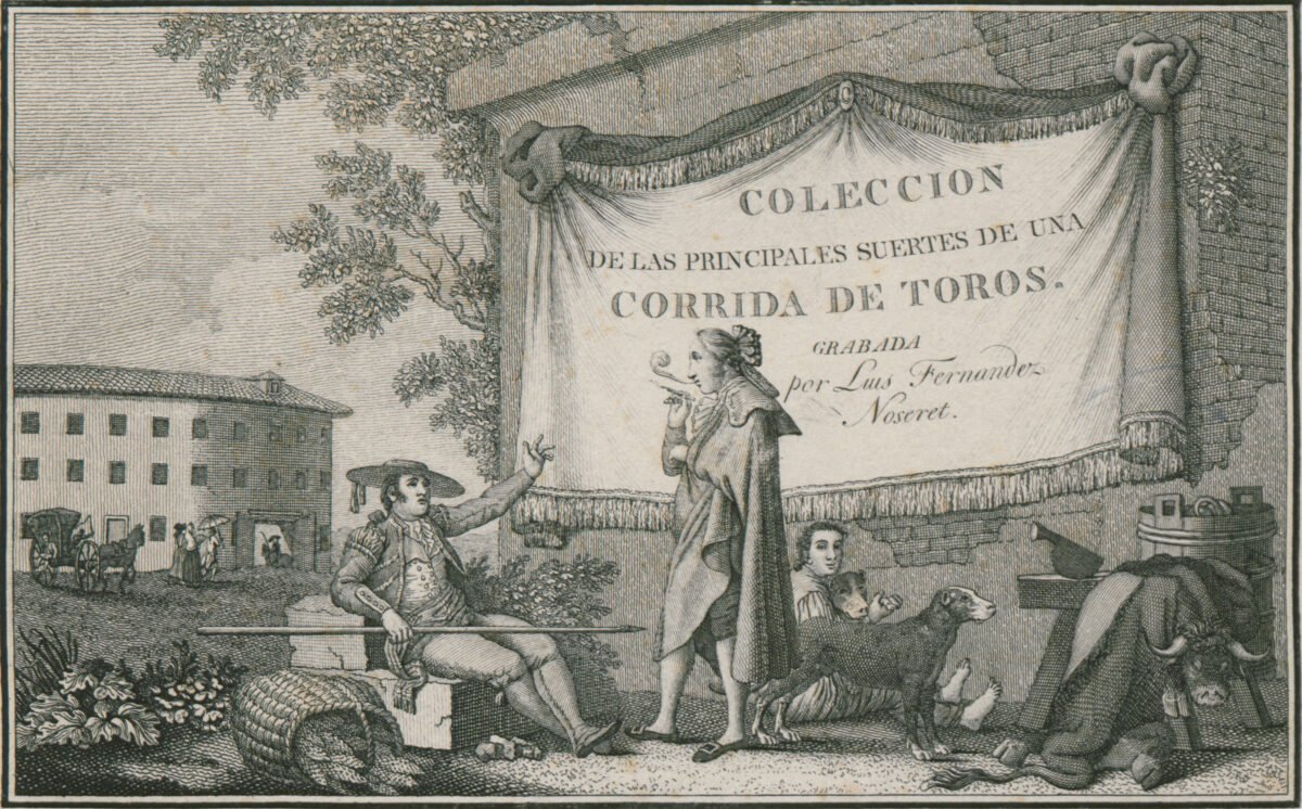 <span class="numbwork">0561</span > <span class="bullwork">•</span > Colección de las principales suertes de una corrida de toros (Portada)