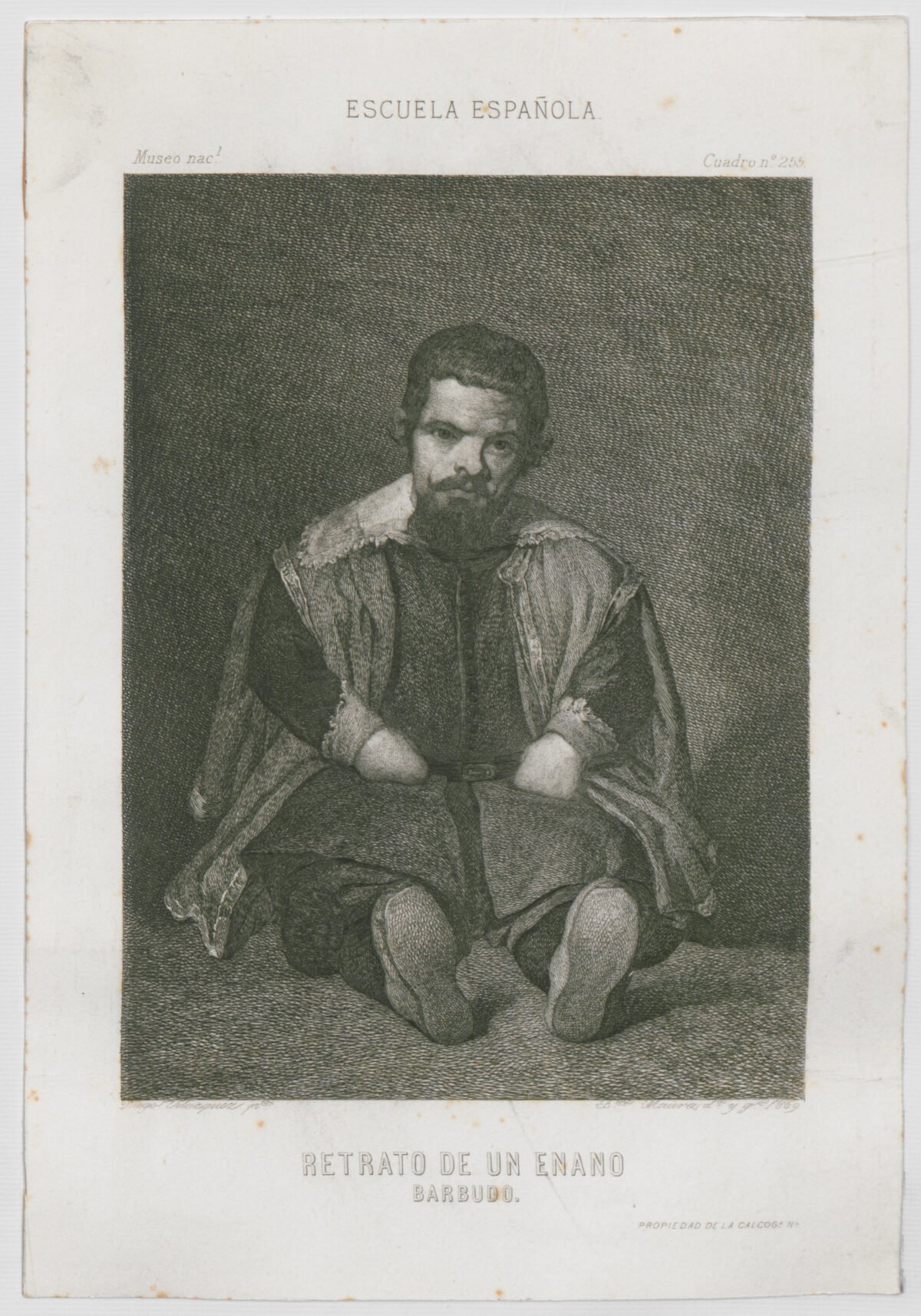 <span class="numbwork">0578</span > <span class="bullwork">•</span > Retrato del bufón Sebastián de Morra - Image 2
