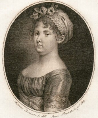 <span class="numbwork">0589</span > <span class="bullwork">•</span > Retrato de María Isabel - Infanta de España (Princesa de las dos Sicilias)