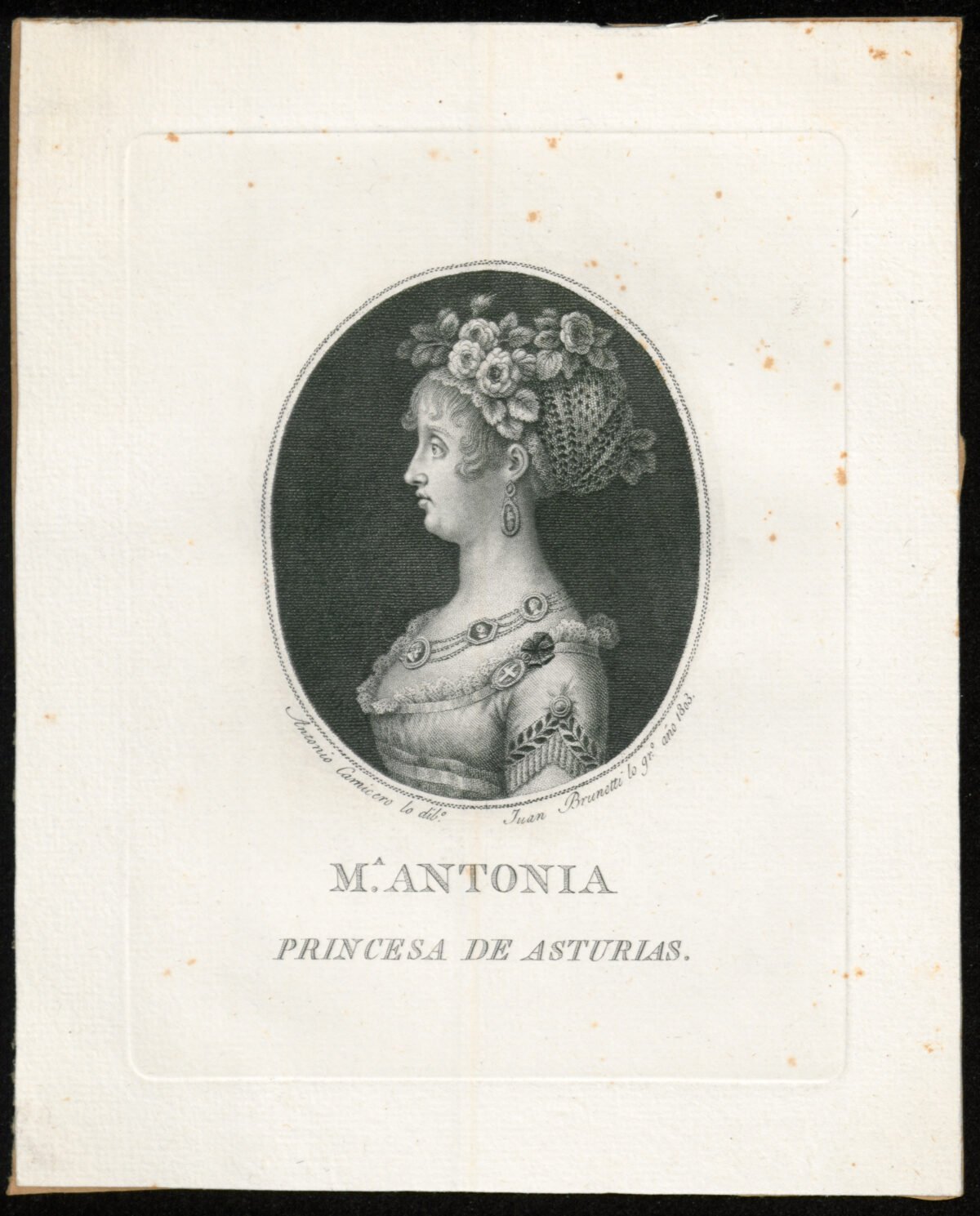 <span class="numbwork">0590</span > <span class="bullwork">•</span > Retrato de María Antonia (Princesa de Asturias) - Image 2