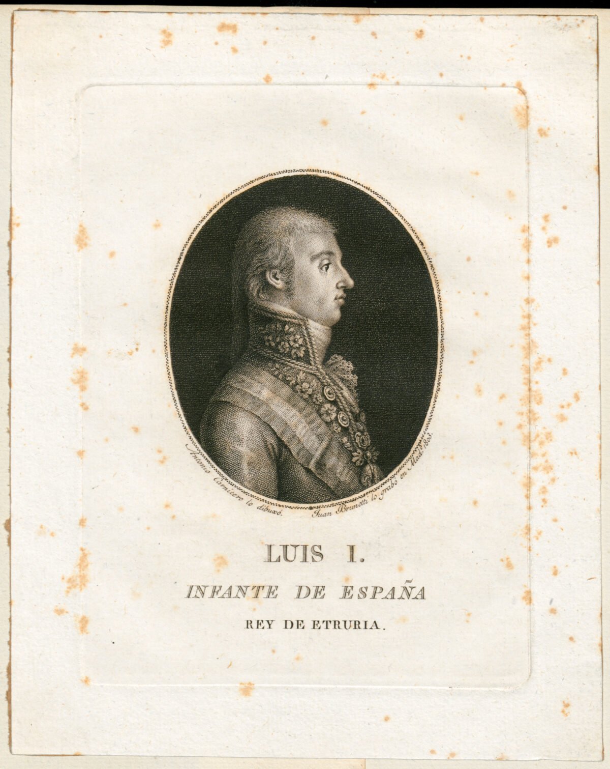 <span class="numbwork">0592</span > <span class="bullwork">•</span > Retrato de Luis I - Infante de España (Rey de Etruria) - Image 2