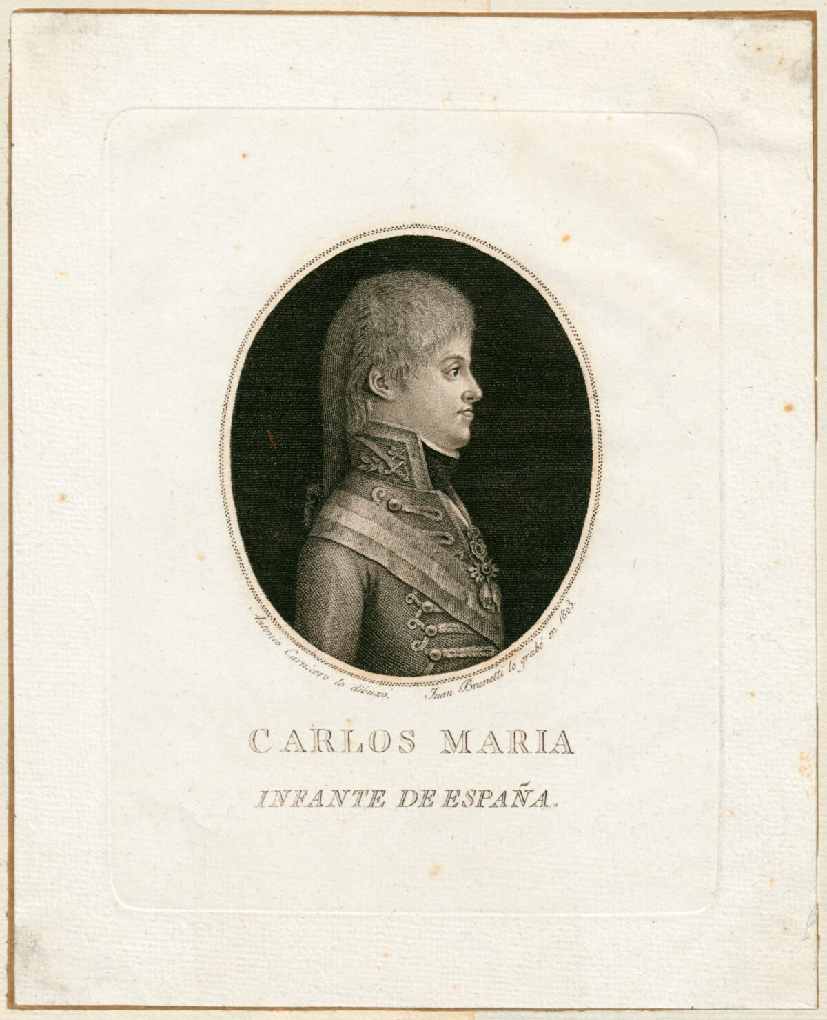 <span class="numbwork">0593</span > <span class="bullwork">•</span > Retrato de Carlos María - Infante de España - Image 2