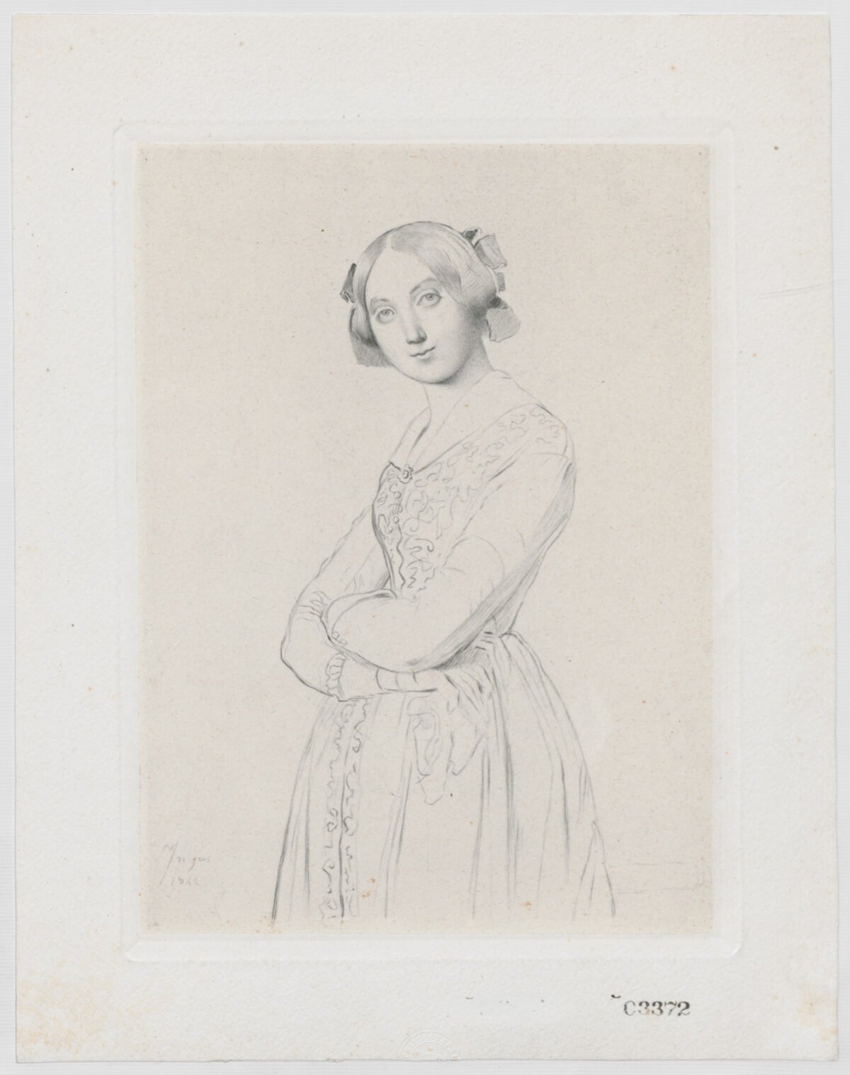 <span class="numbwork">0594</span > <span class="bullwork">•</span > Retrato de Louise de Broglie (Condesa de Haussonville) - Image 2