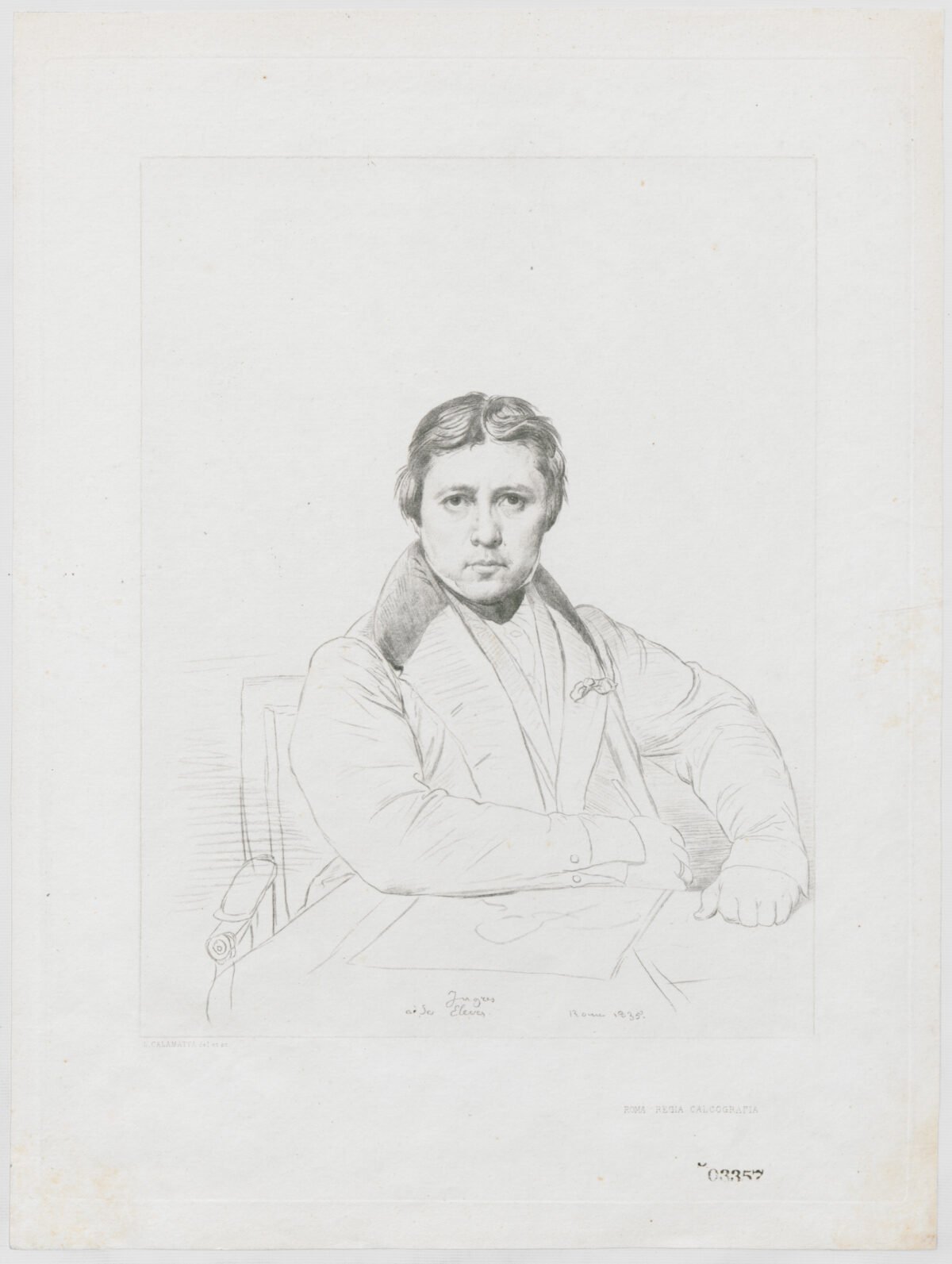 <span class="numbwork">0597</span > <span class="bullwork">•</span > Retrato de Jean-Auguste-Dominique Ingres - Image 2