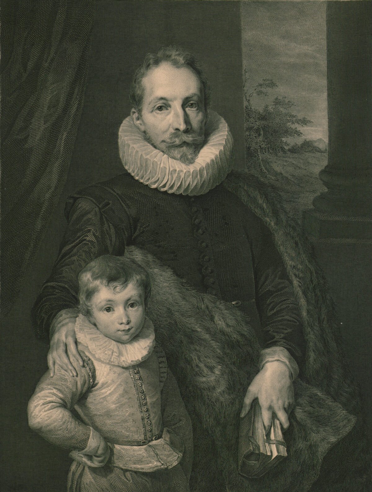 <span class="numbwork">0621</span > <span class="bullwork">•</span > Retrato de Jean Grusset Richardot y su hijo