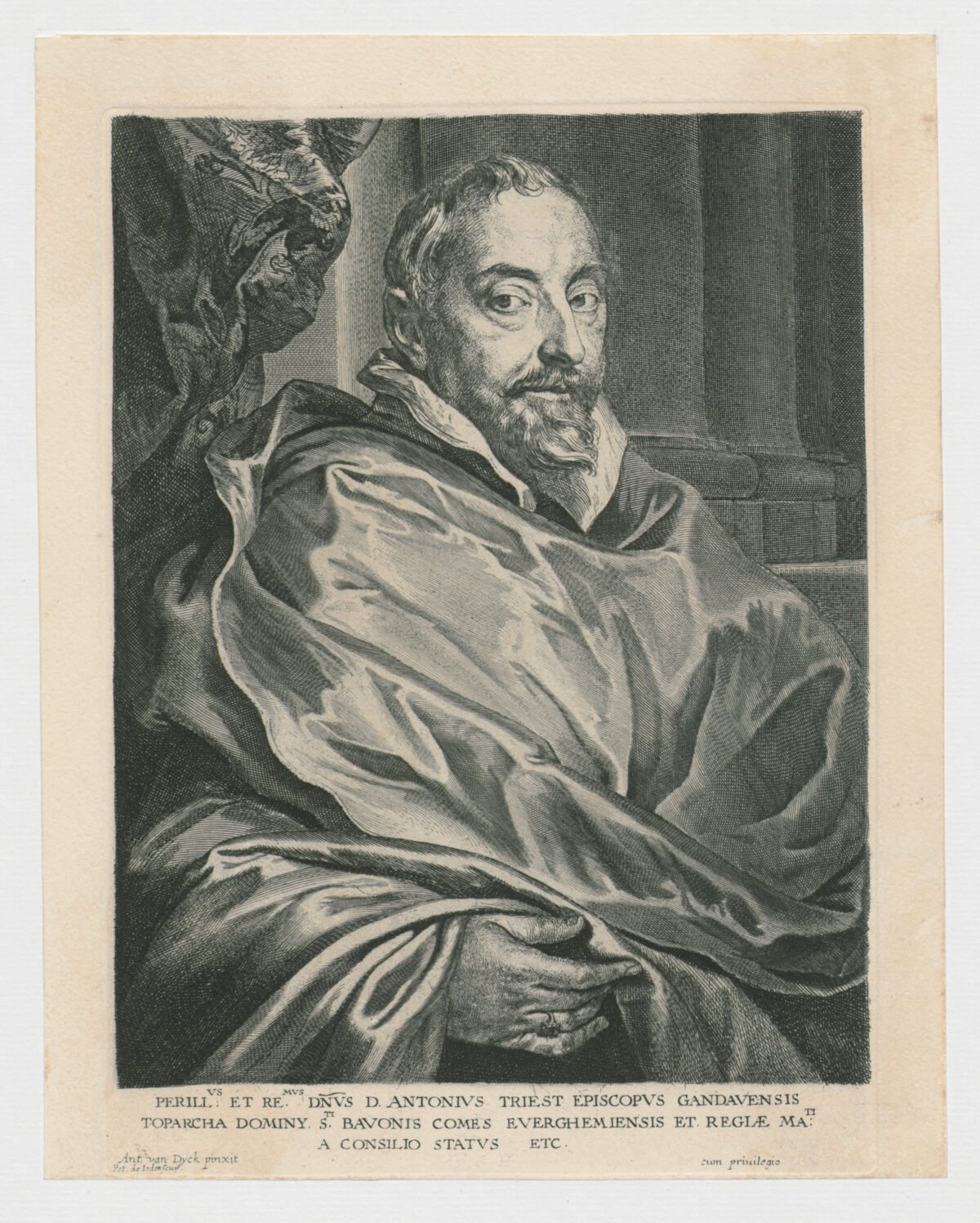 <span class="numbwork">0629</span > <span class="bullwork">•</span > Retrato de Antoine Triest (delante de una cortina) - Image 2
