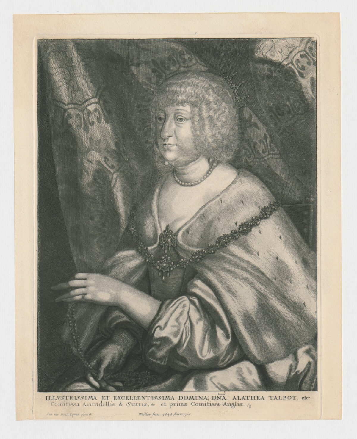 <span class="numbwork">0632</span > <span class="bullwork">•</span > Retrato de Alethea Howard (Condesa de Arundel) - Image 2