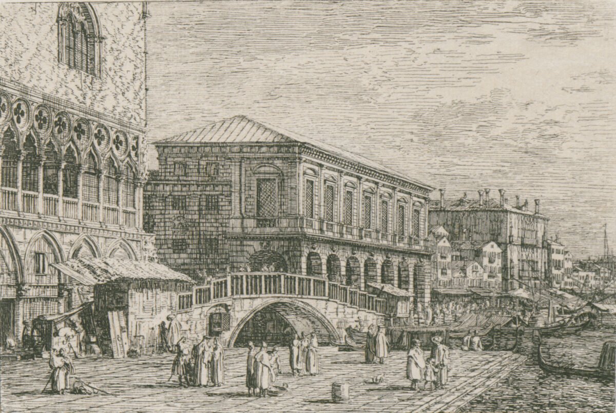 <span class="numbwork">0646</span > <span class="bullwork">•</span > Ponte della Paglia (Puente de Paja) en Venecia