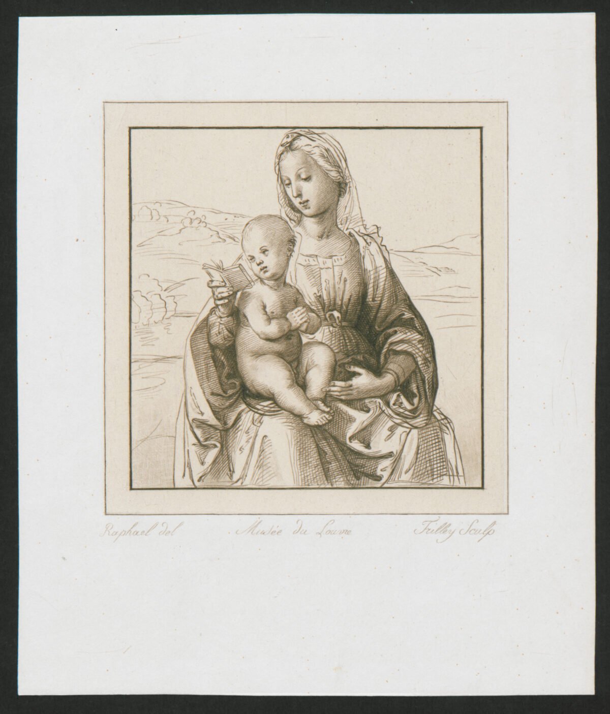 <span class="numbwork">0651</span > <span class="bullwork">•</span > La lectura de la Virgen al Niño - Image 2