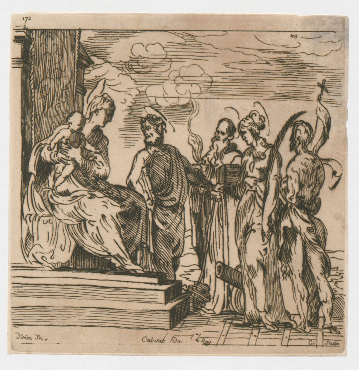 <span class="numbwork">0653</span > <span class="bullwork">•</span > La Virgen y el Niño con cuatro santos - Image 2