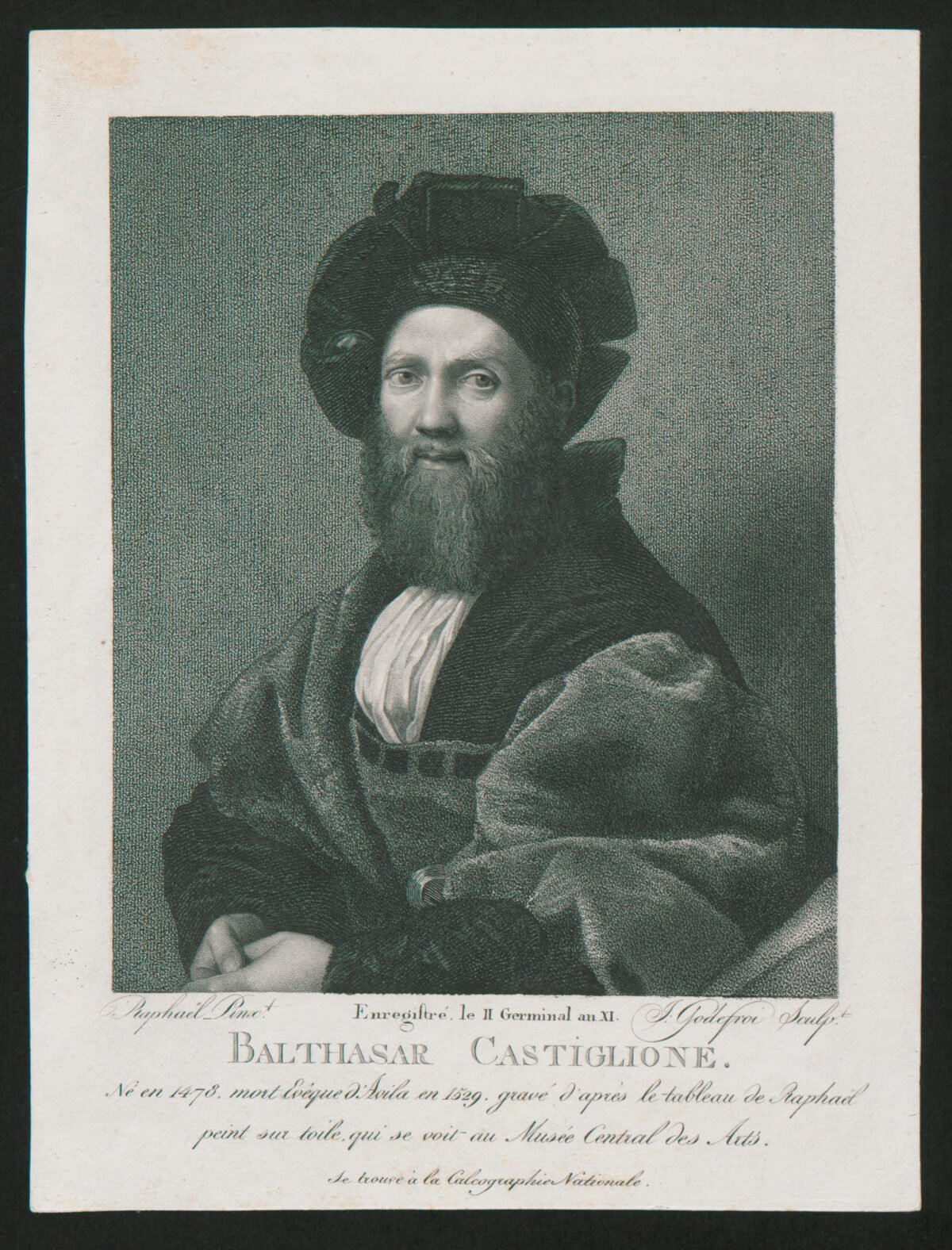 <span class="numbwork">0667</span > <span class="bullwork">•</span > Retrato de Baltasar Castiglioni (Conde de Casatico) - Image 2
