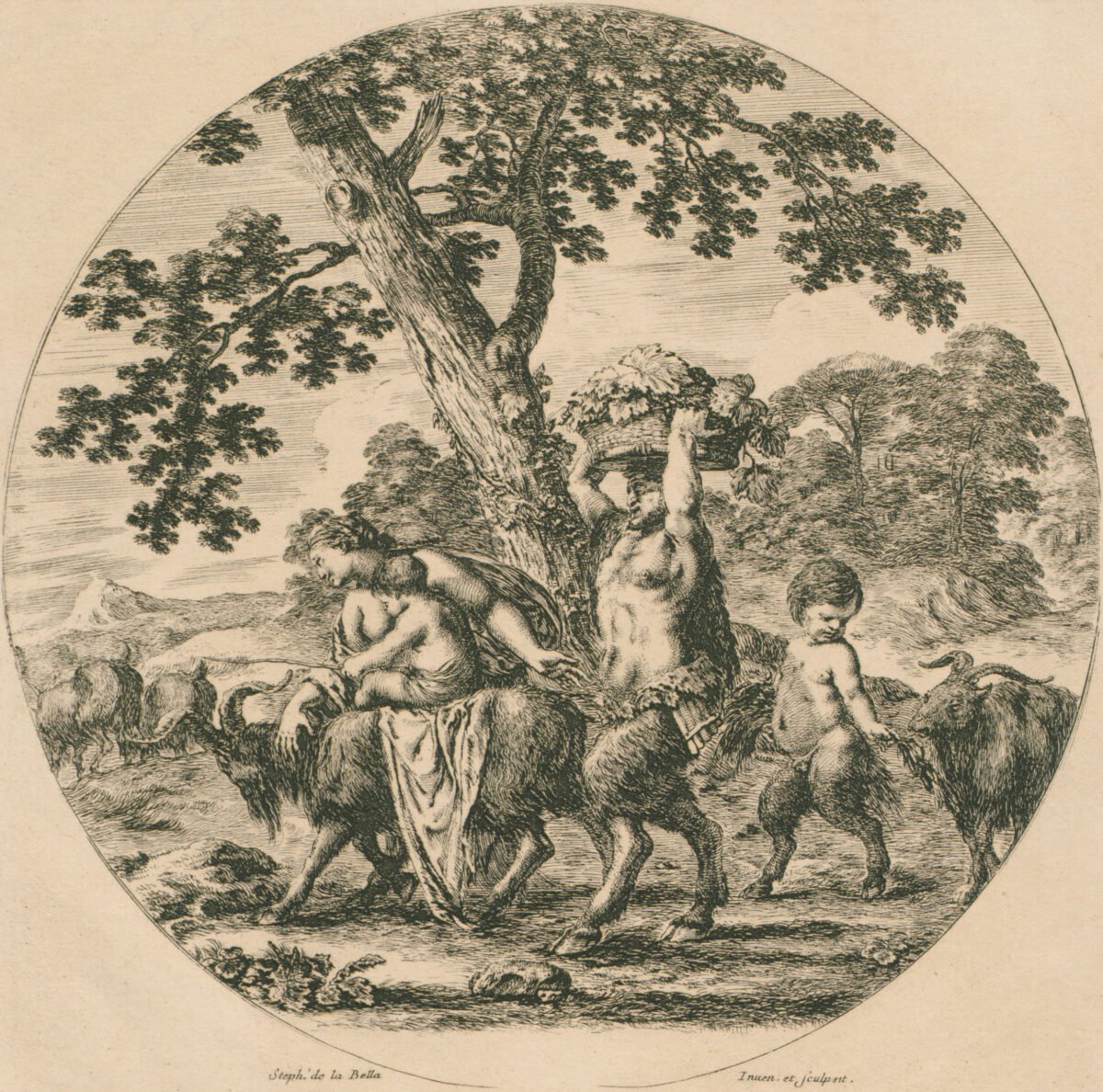 <span class="numbwork">0682</span > <span class="bullwork">•</span > La familia del Sátiro (con dos cabras y una cesta de uvas)