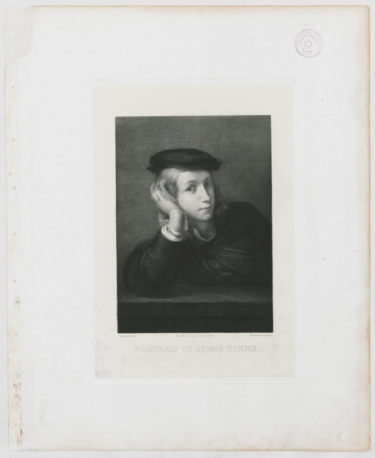 <span class="numbwork">0695</span > <span class="bullwork">•</span > Retrato de un hombre joven (Rafael) - Image 2