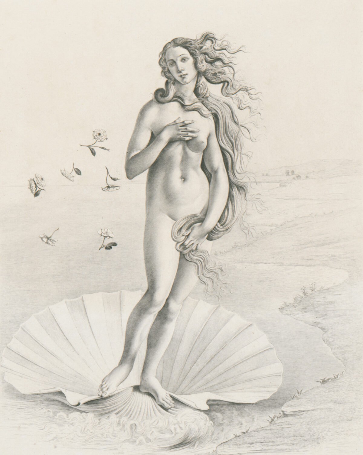 <span class="numbwork">0701</span > <span class="bullwork">•</span > El nacimiento de Venus (fragmento)
